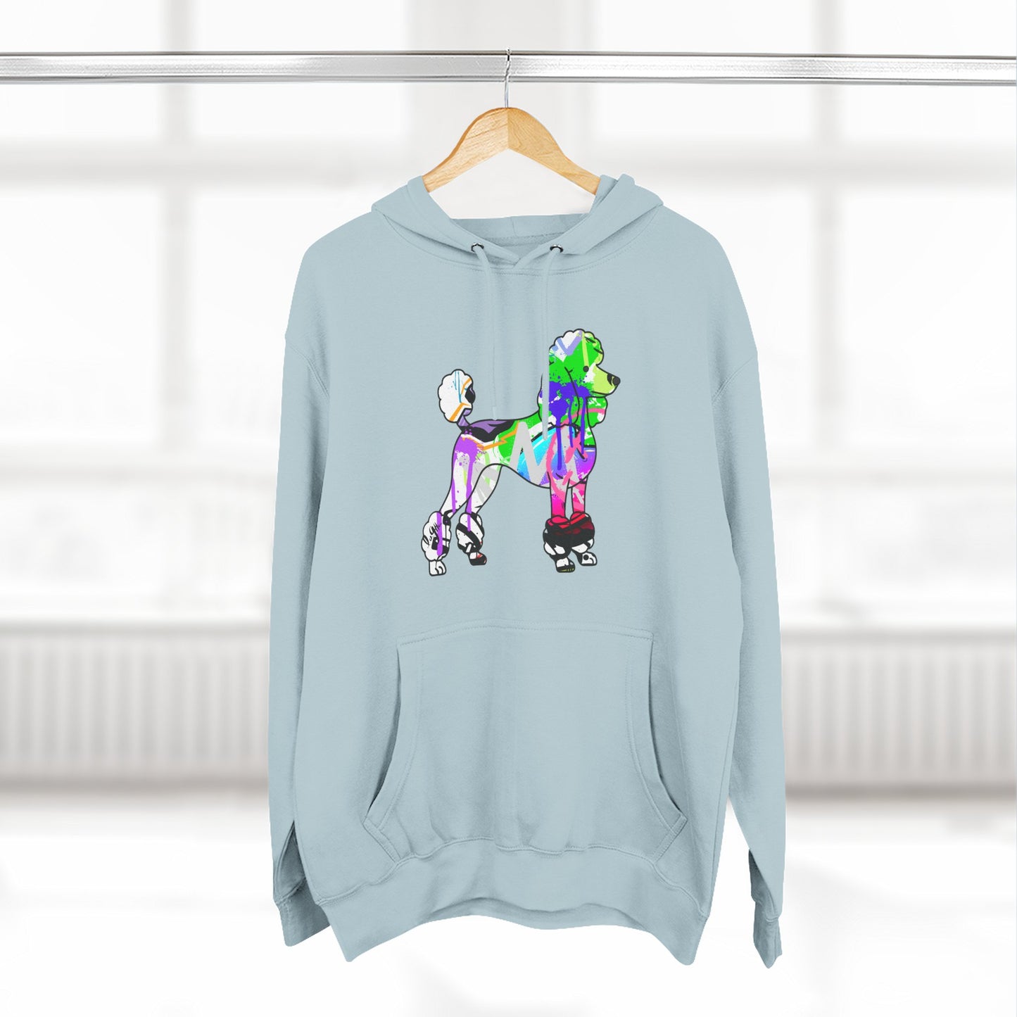 Unisex Hoodie | Graffiti Street Art Poodle