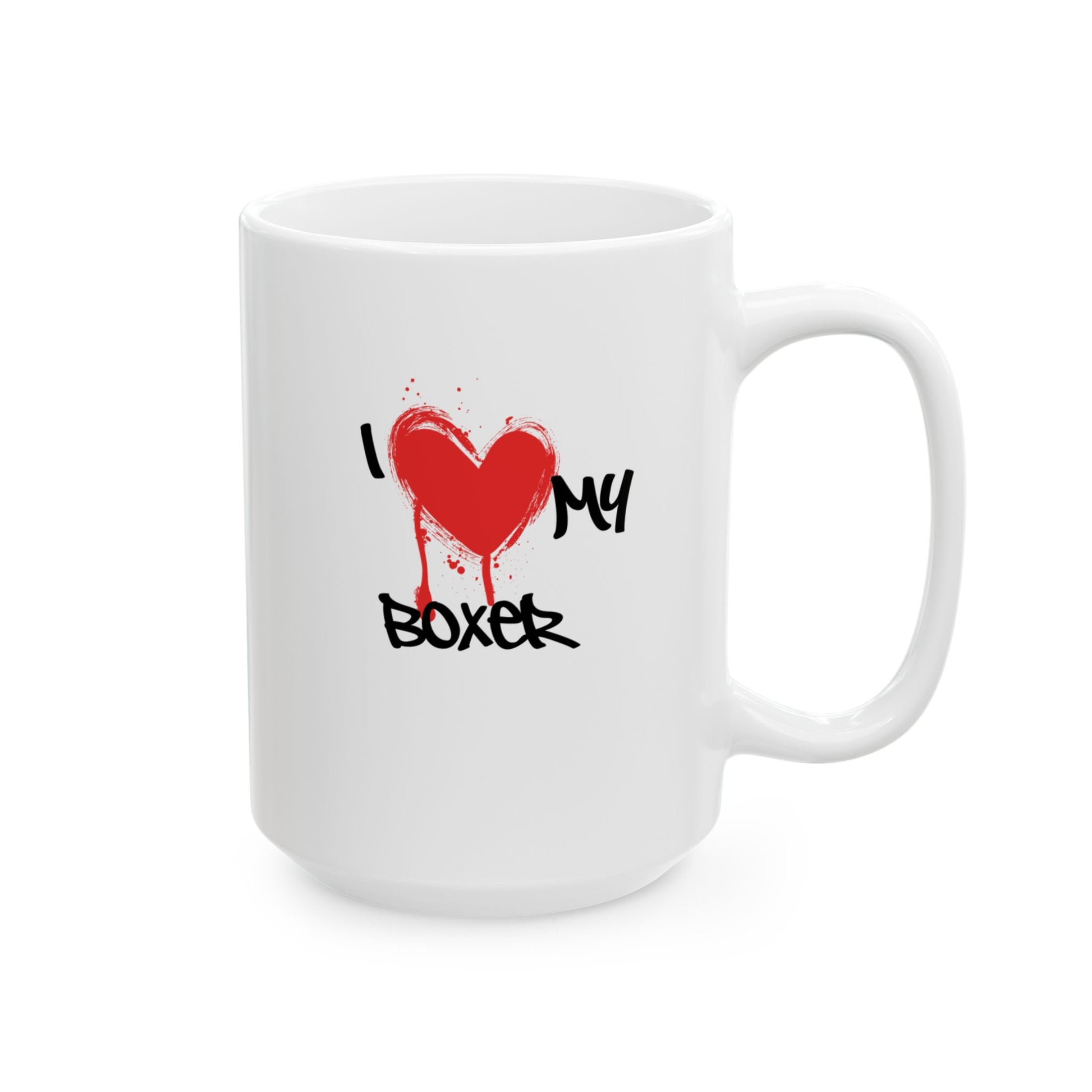 Boxer Mug - Graffiti Street Art Dog Gift | 'You Call That a Bone? No Wonder Youre Single' | Unique Dog Lover Coffee Cup | Modern Pet Art - LaGrutta Art and Designs