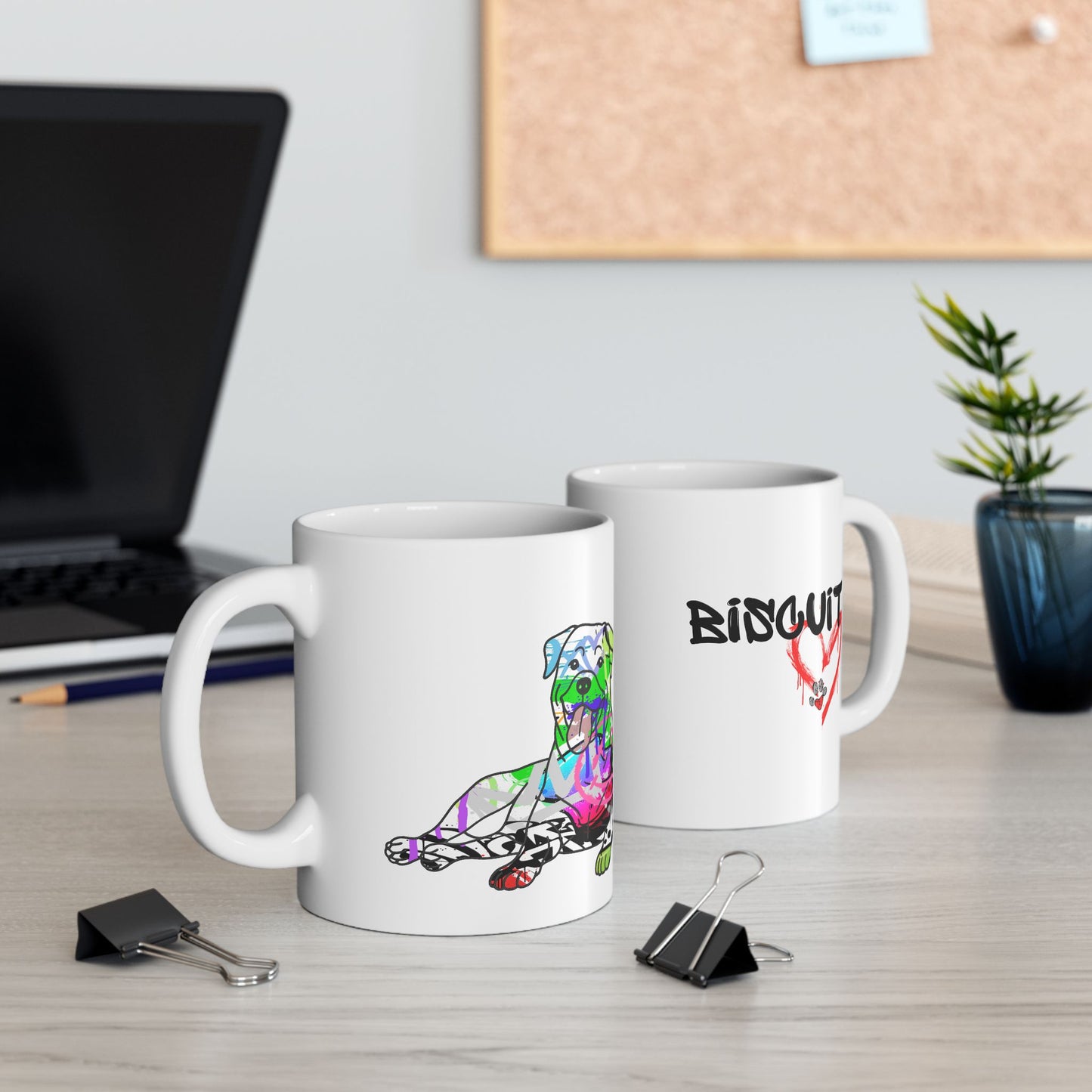 Personalized Rottweiler Mug | Graffiti Street Art Dog Gift