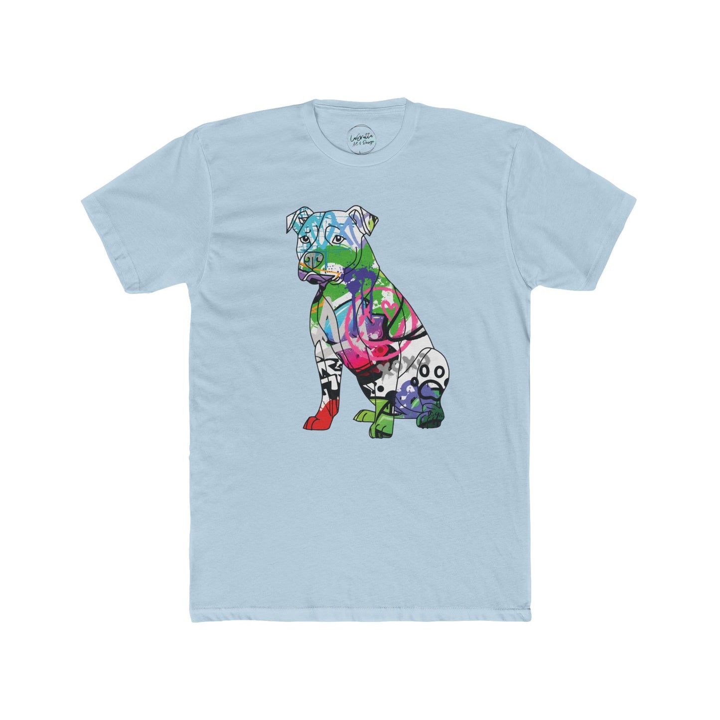 Cotton Tee | Graffiti Pitbull Street Art Design