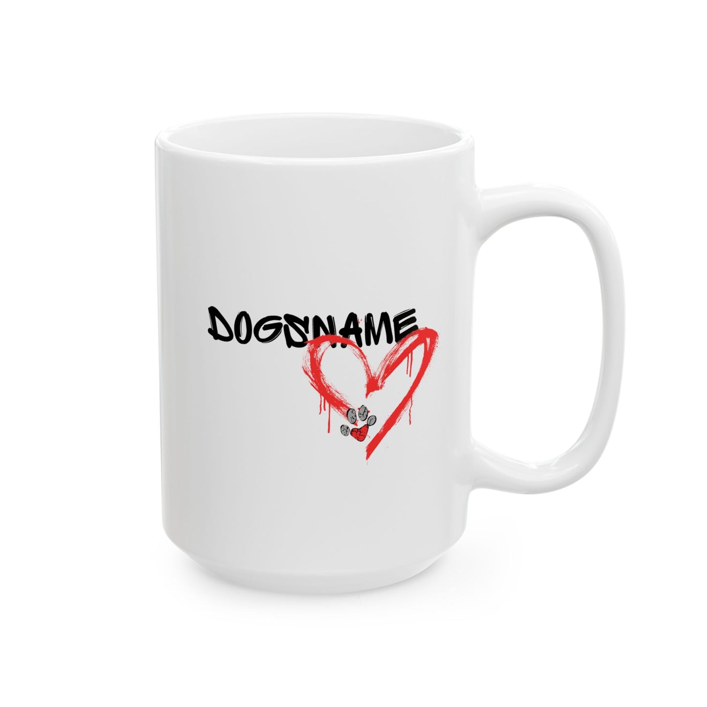 Personalized Beagle Mug | Graffiti Street Art Dog Gift