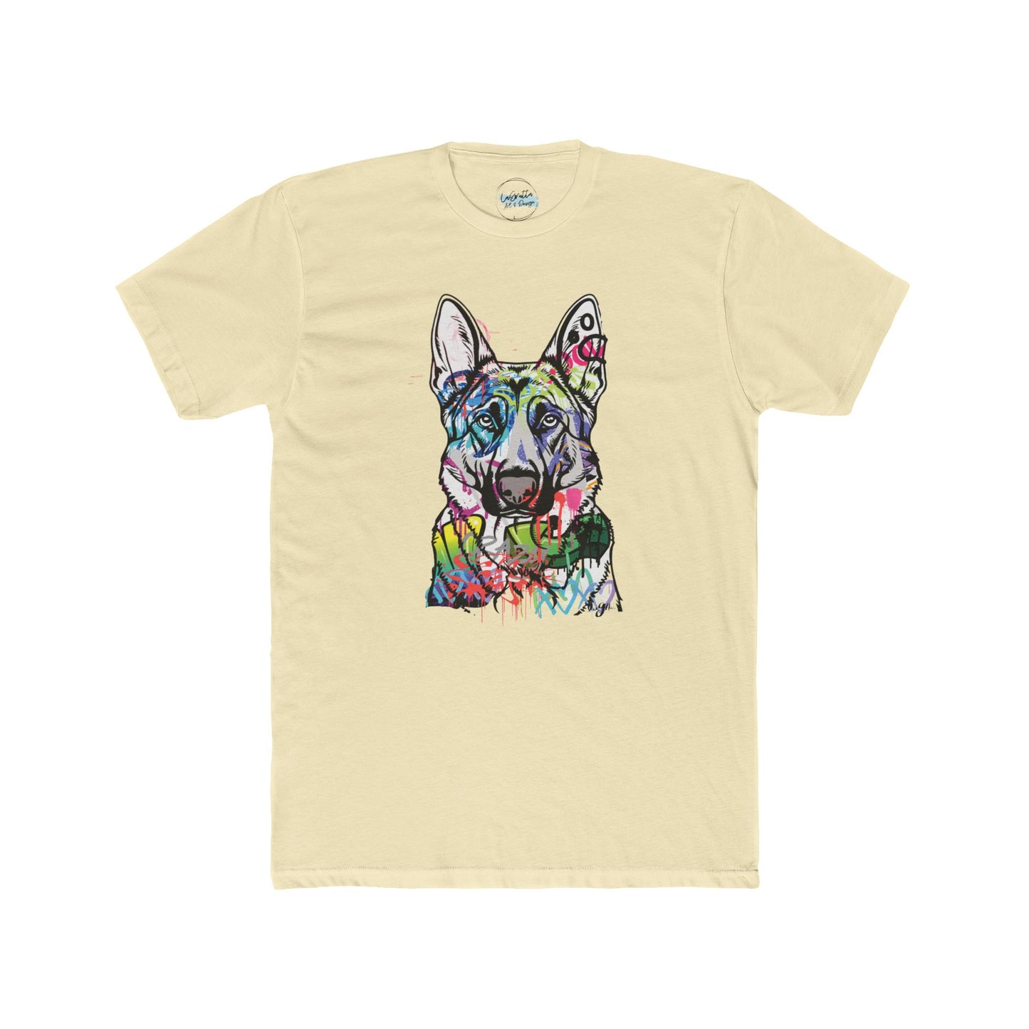 T-Shirt Graffiti | German Shepherd Illustration