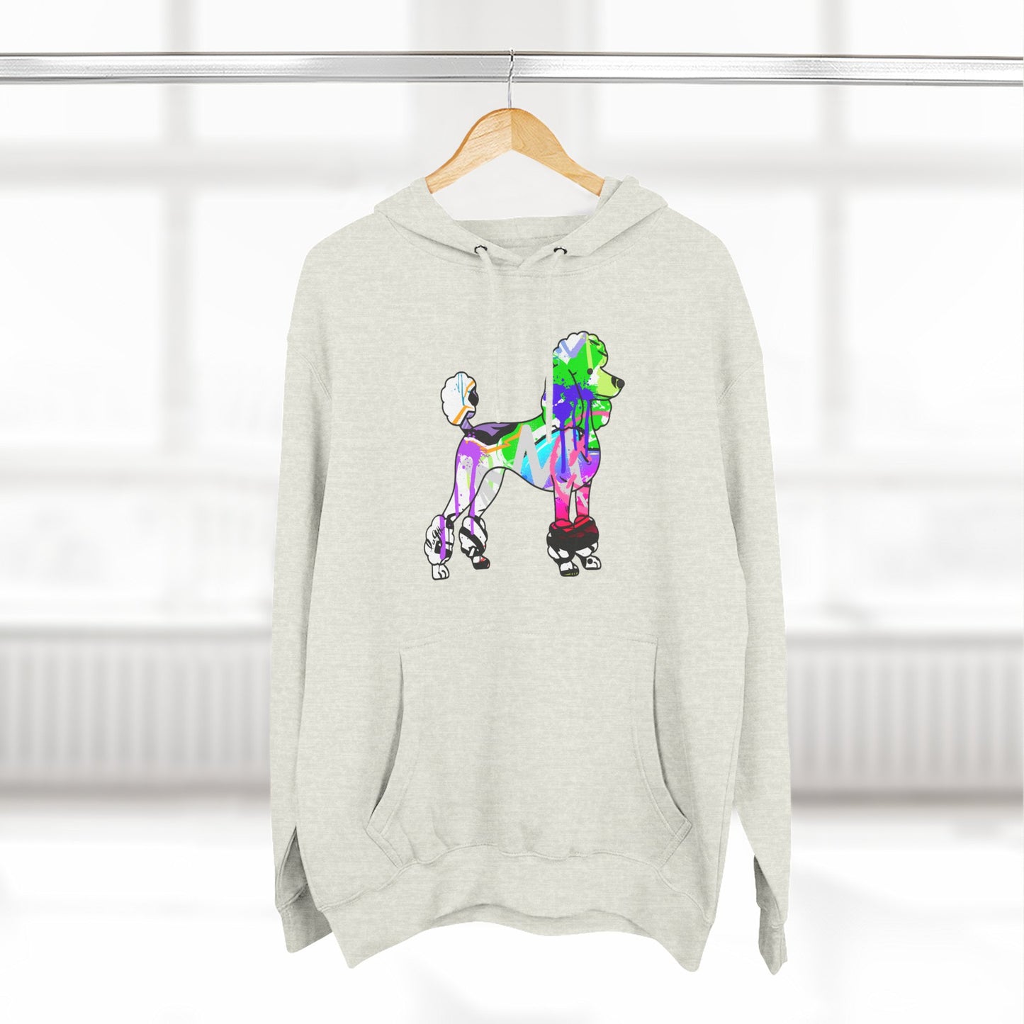 Unisex Hoodie | Graffiti Street Art Poodle
