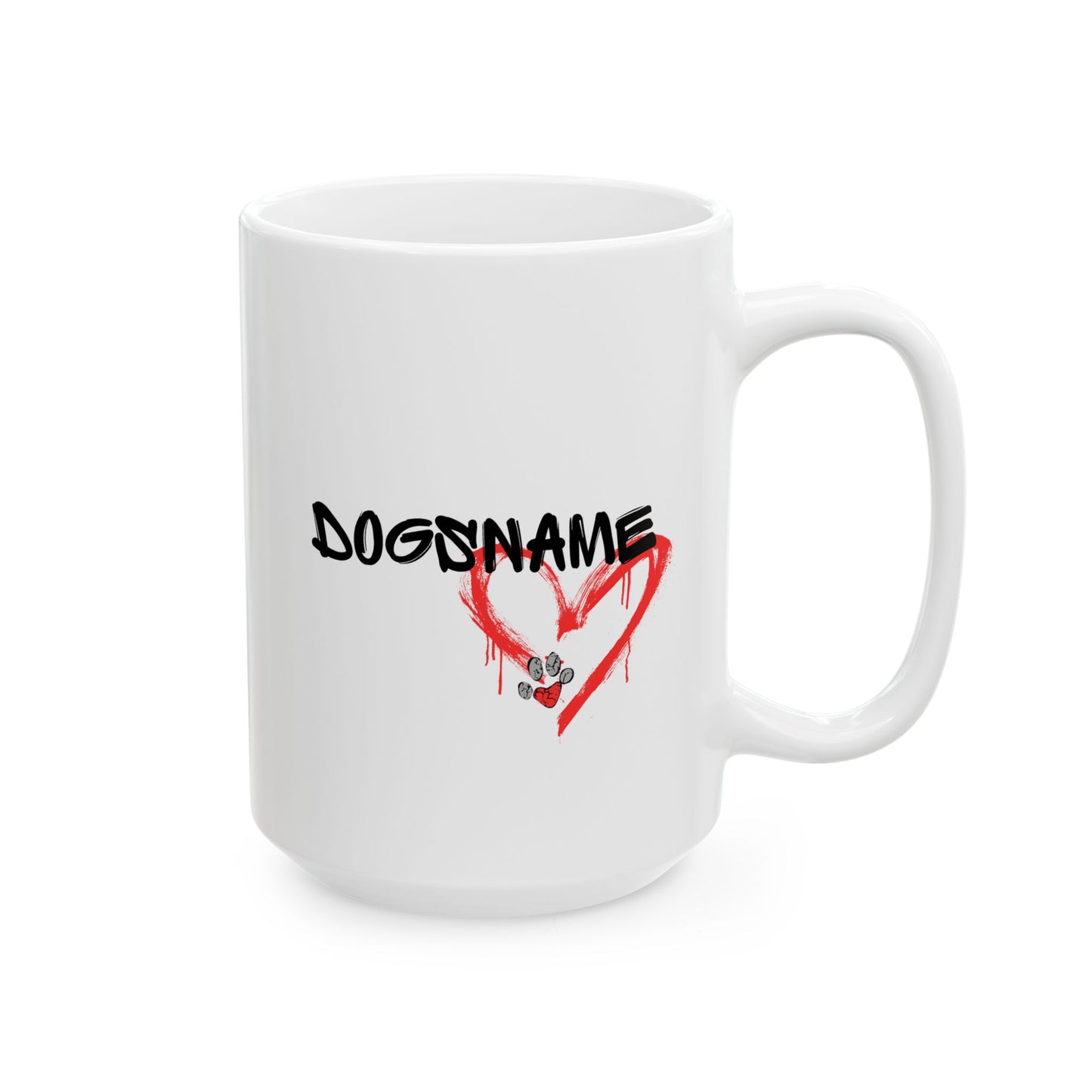Personalized Rottweiler Mug | Graffiti Street Art Dog Gift