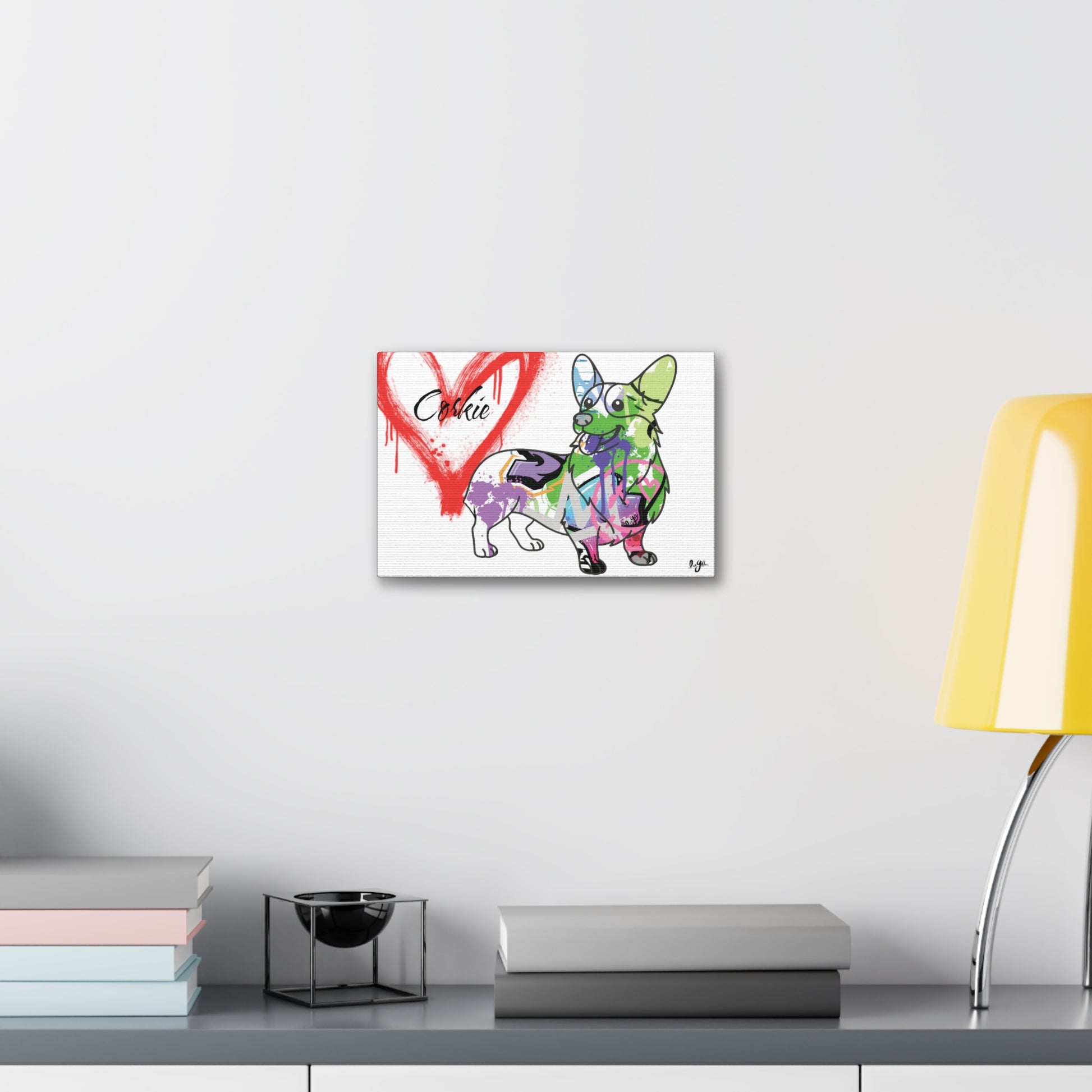 Personalized Corgi illustration showcasing unique and custom pet artwork for dog lovers and enthusiasts.
