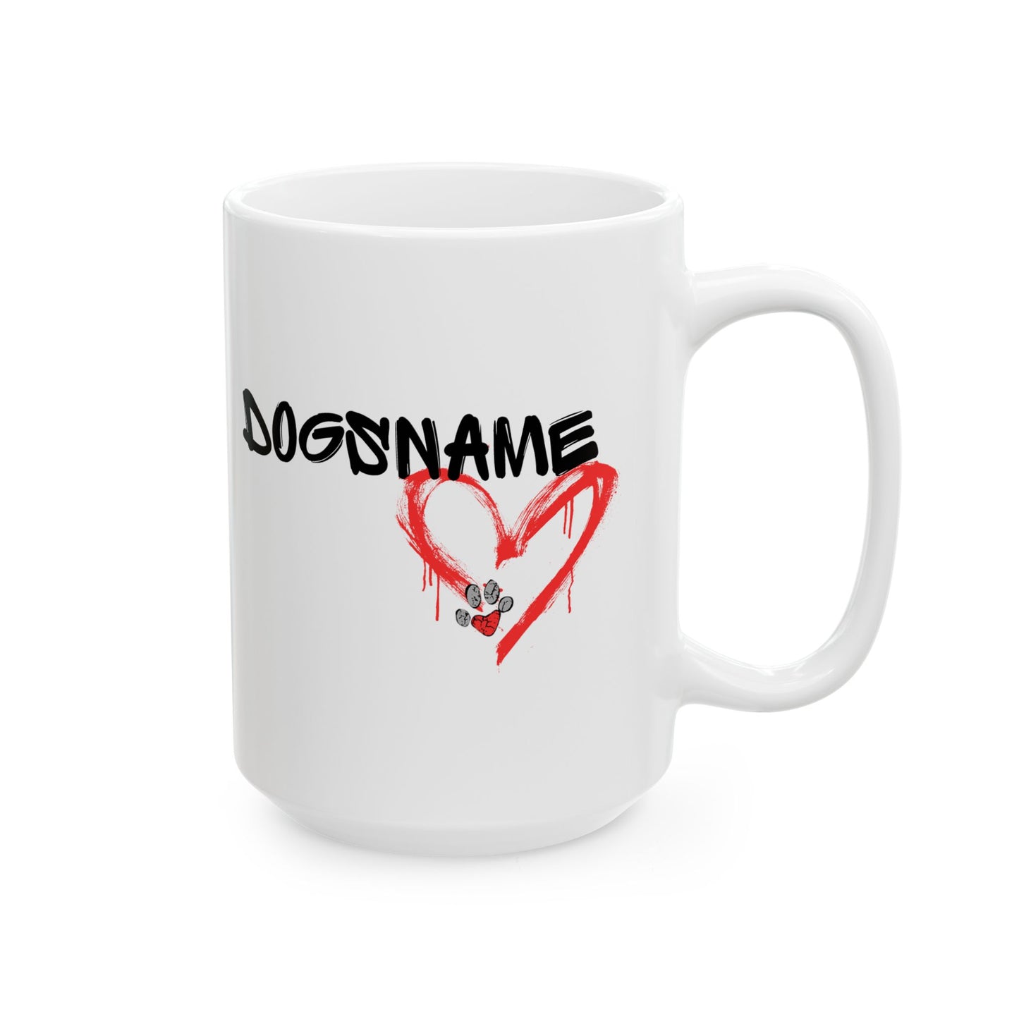 Personalized Boxer Mug | Graffiti Street Art Dog Gift