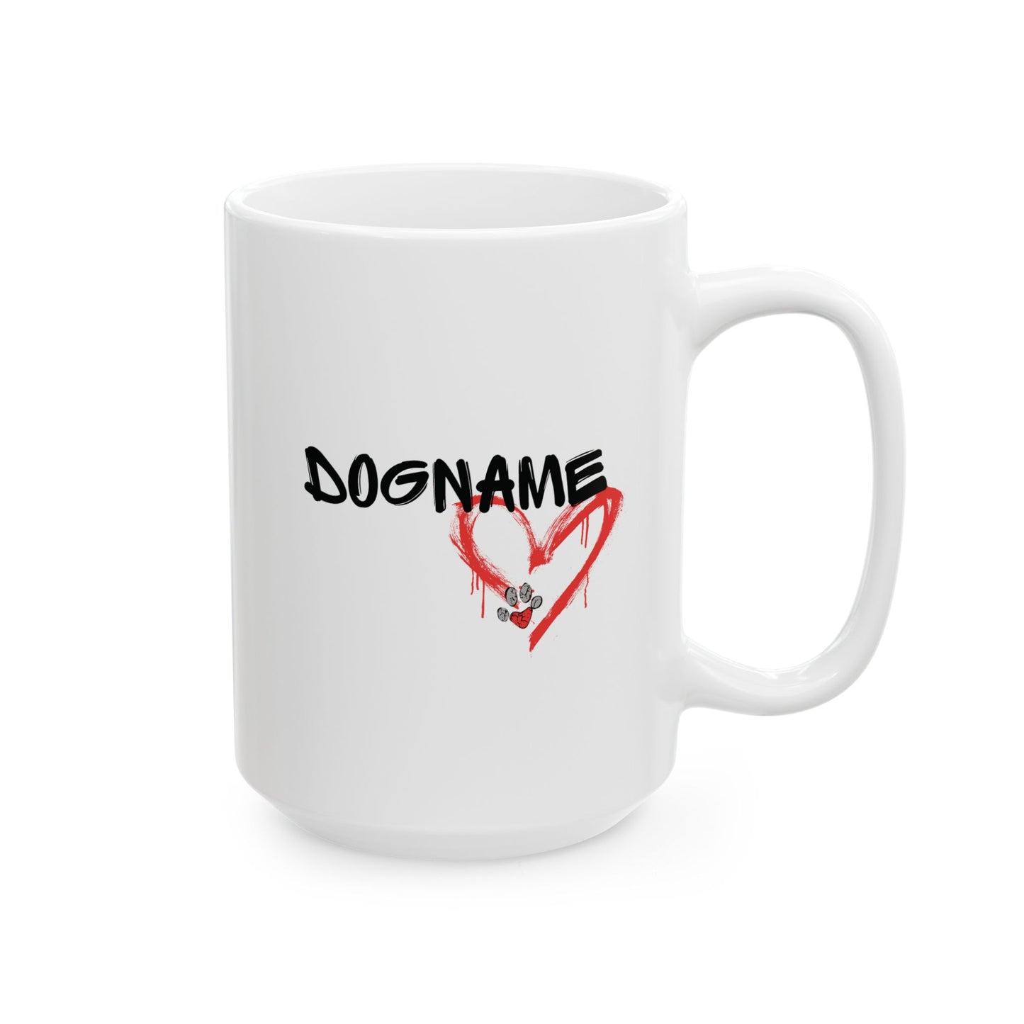 Personalized Yorkie Mug - Graffiti Street Art Dog Gift
