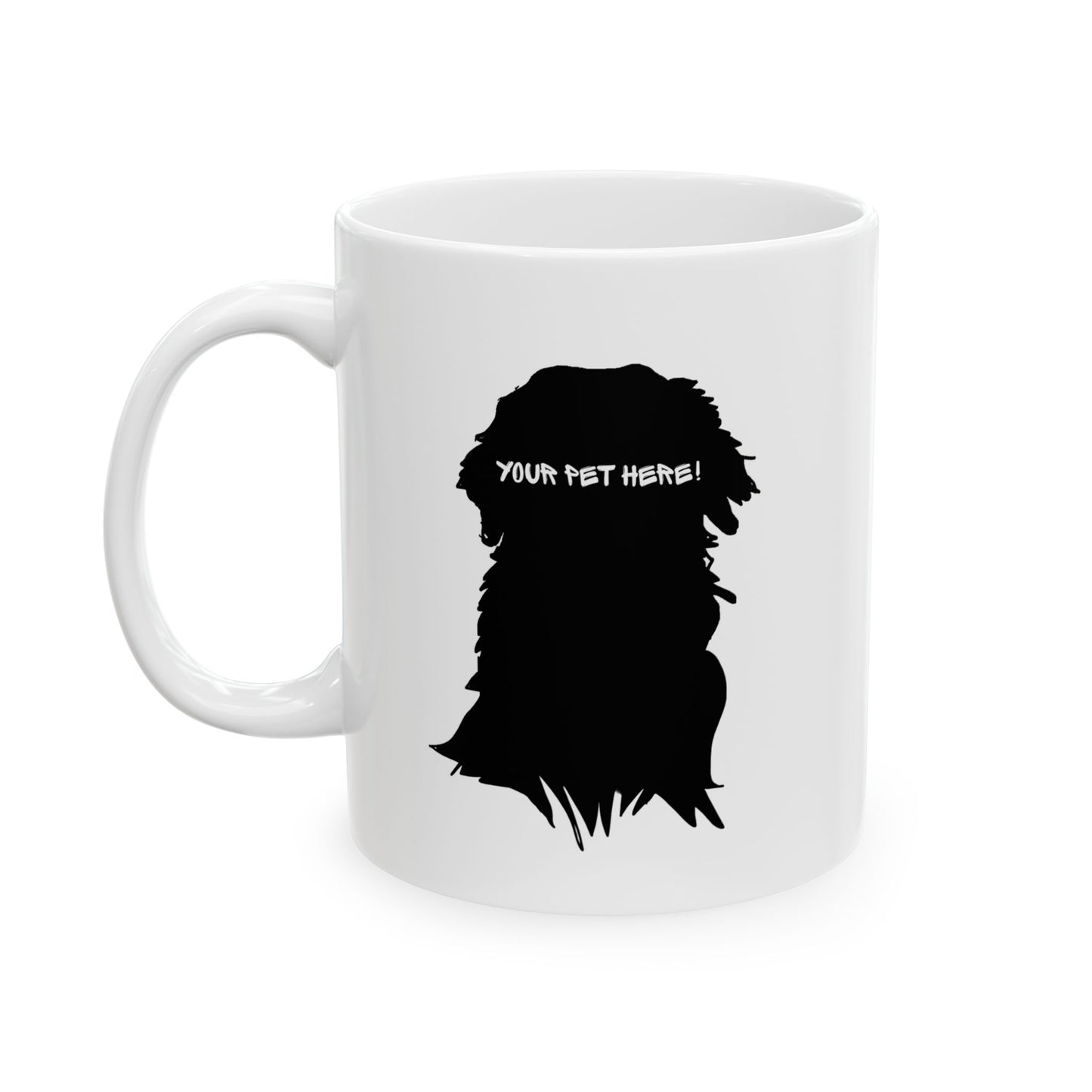 Graffiti-Style Custom Pet Mug - Urban Art Dog Lover Gift