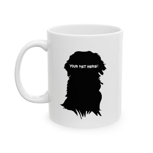 Graffiti-Style Custom Pet Mug - Urban Art Dog Lover Gift