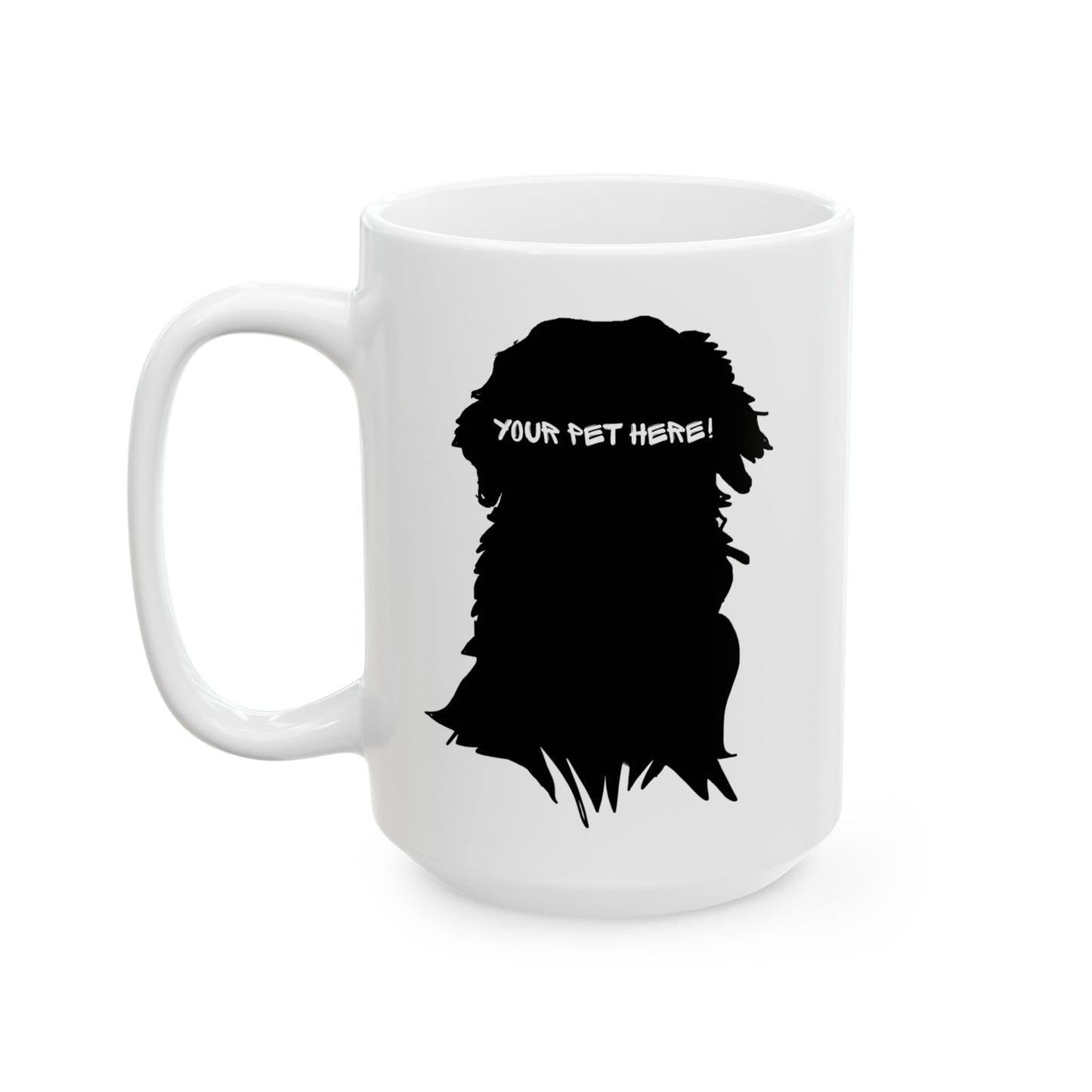 Graffiti-Style Custom Pet Mug - Urban Art Dog Lover Gift