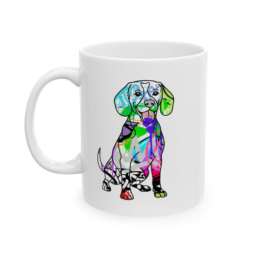 Personalized Beagle Mug | Graffiti Street Art Dog Gift