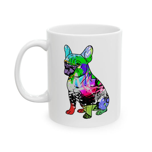 Personalized French Bulldog Mug - Graffiti Street Art Dog Gift