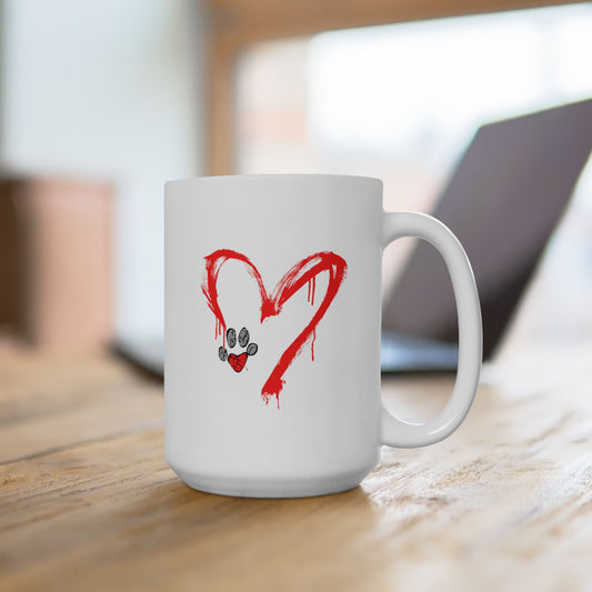 Graffiti-Style Custom Pet Mug - Urban Art Dog Lover Gift