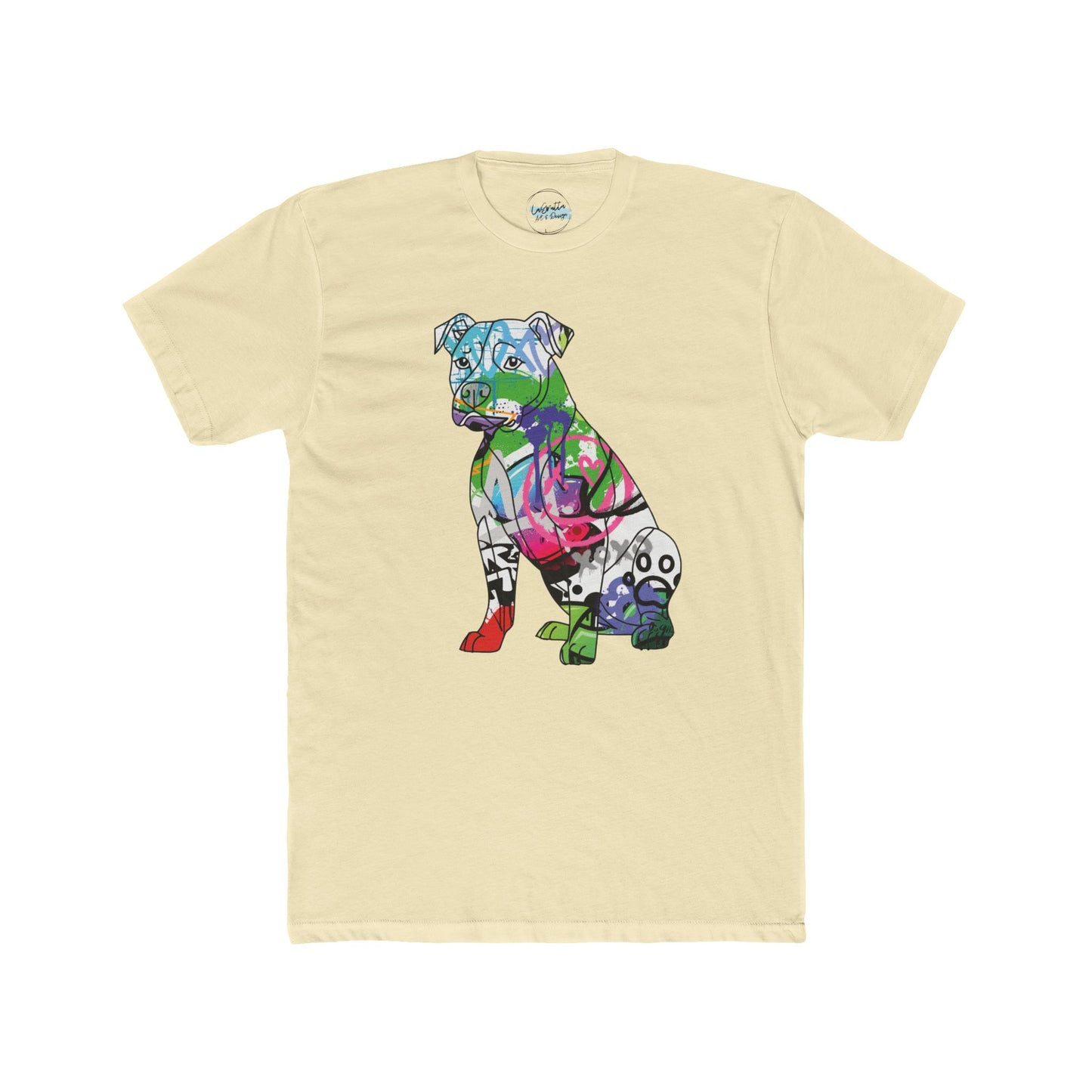 Cotton Tee | Graffiti Pitbull Street Art Design