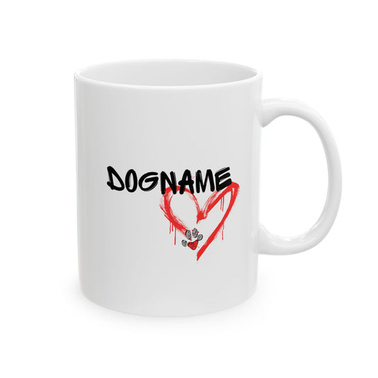 Personalized Poodle Mug | Graffiti Street Art Dog Gift